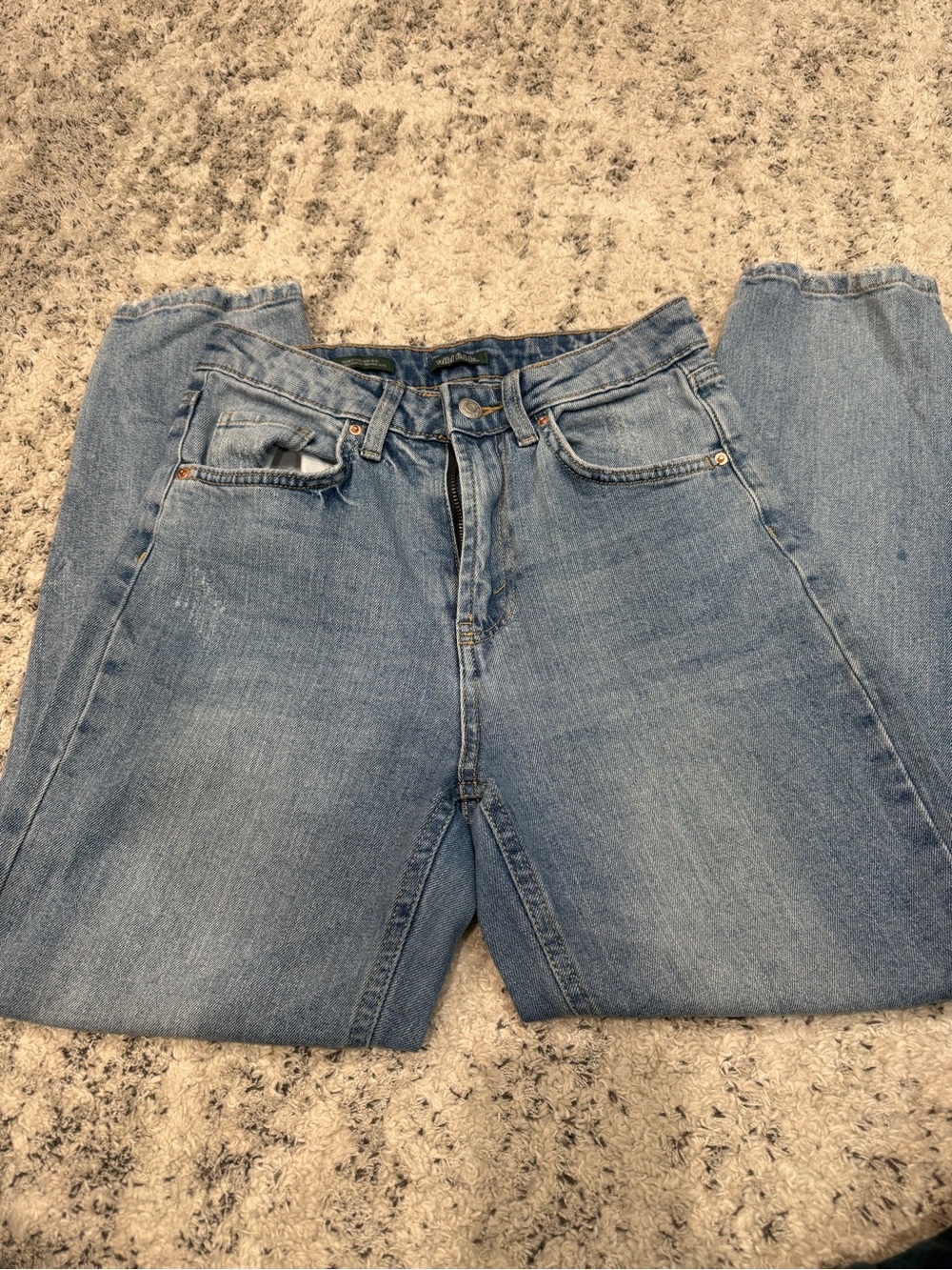 Women’s Highest Rise Mom Classic Light Wash Denim Jeans
